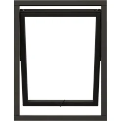 Svanenmärkt NTech 3-Glas Aluminium BlackLine Svart