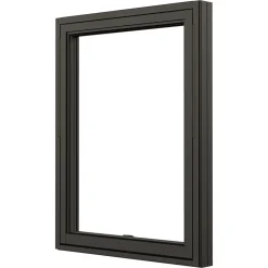 Svanenmärkt NTech 3-Glas Aluminium BlackLine Svart