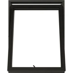 Svanenmärkt NTech 3-Glas Aluminium BlackLine Svart