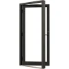 Svanenmärkt NTech Helglasad Aluminium BlackLine Svart