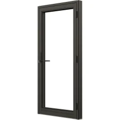 Svanenmärkt NTech Helglasad Aluminium BlackLine Svart