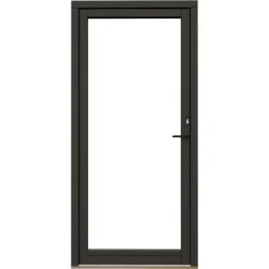 Svanenmärkt NTech Helglasad Aluminium BlackLine Svart