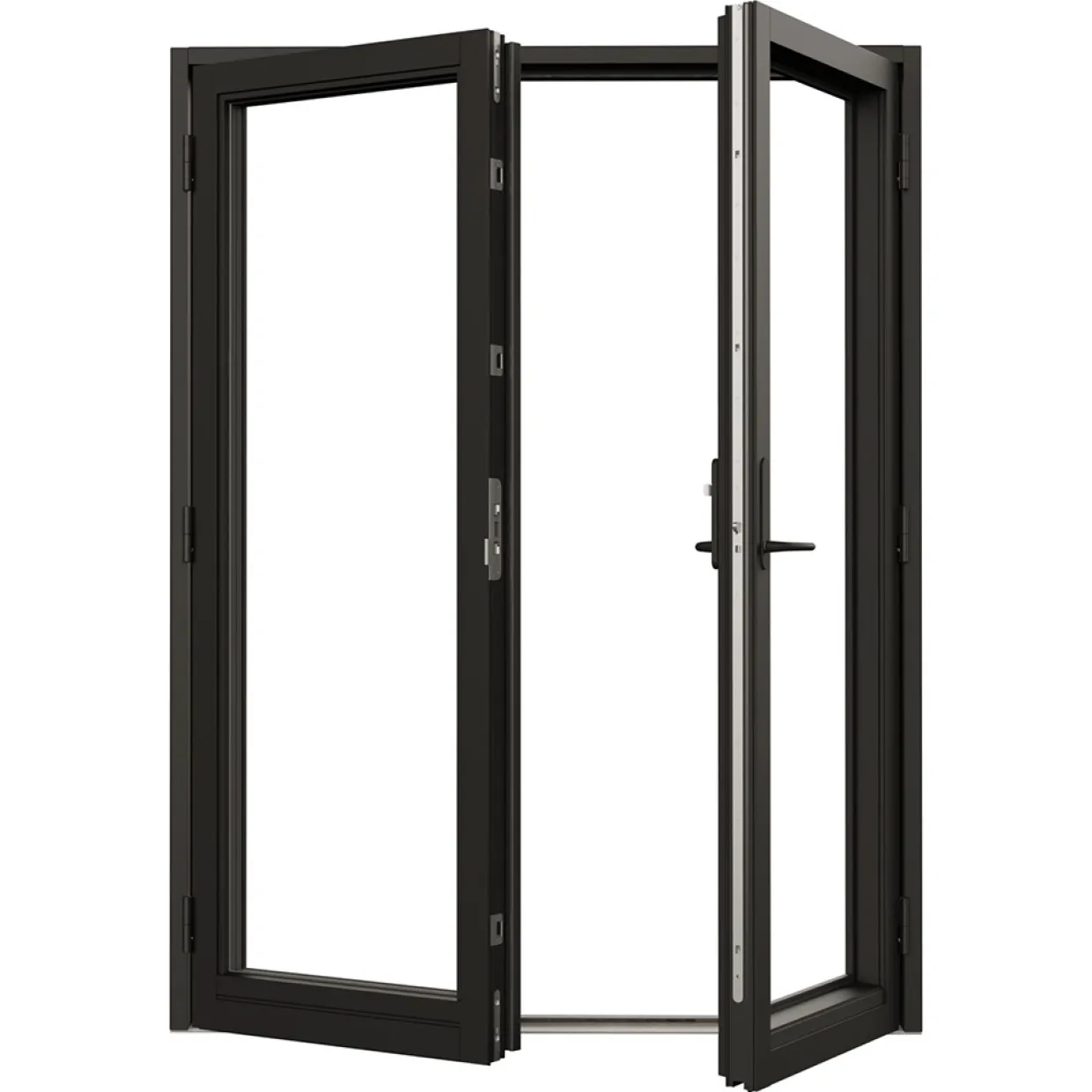 Svanenmärkt NTech Helglasad Aluminium BlackLine Svart