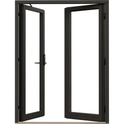 Svanenmärkt NTech Helglasad Aluminium BlackLine Svart