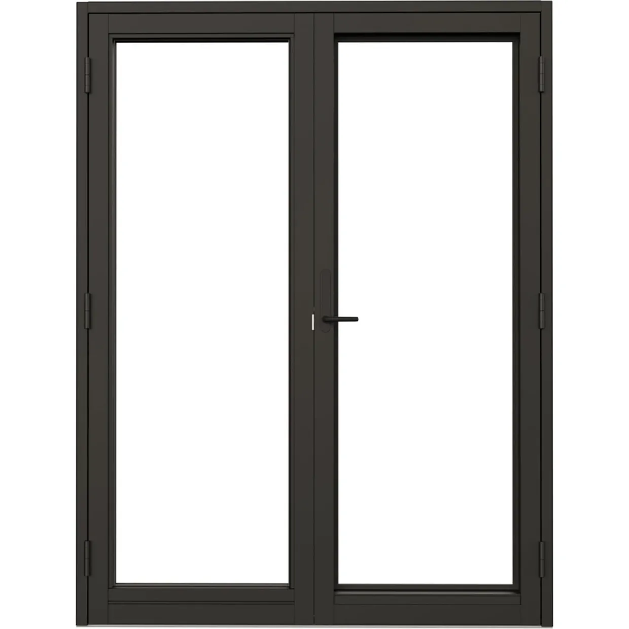 Svanenmärkt NTech Helglasad Aluminium BlackLine Svart
