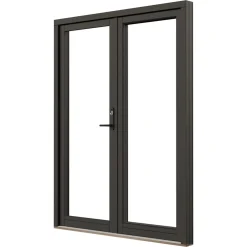 Svanenmärkt NTech Helglasad Aluminium BlackLine Svart