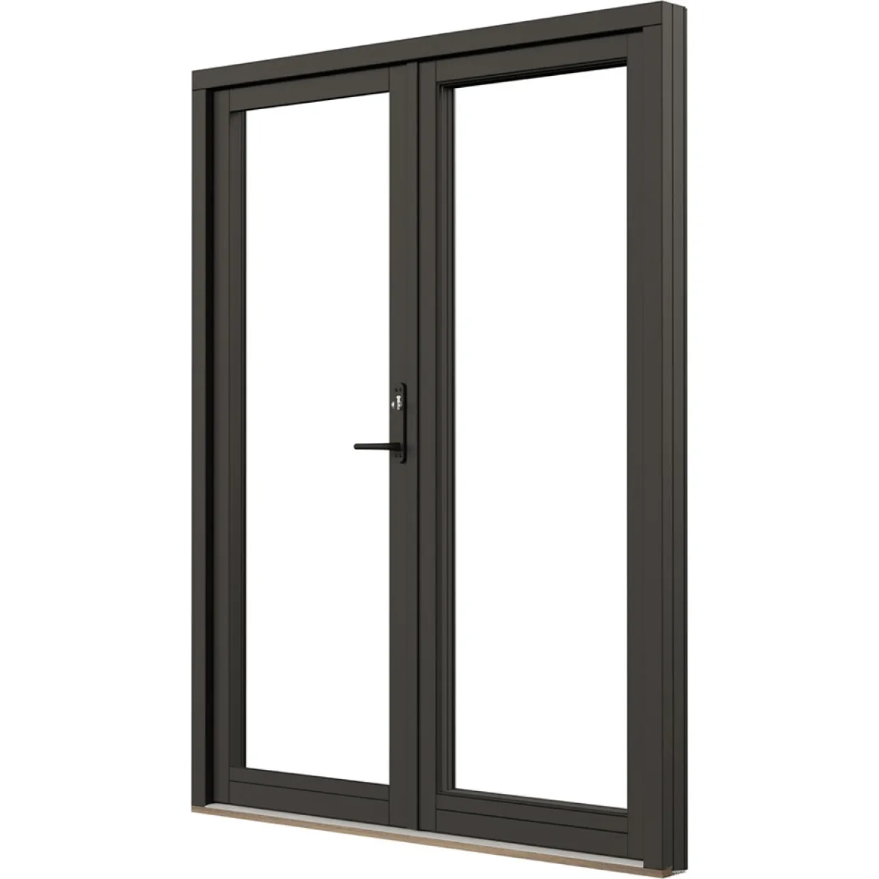 Svanenmärkt NTech Helglasad Aluminium BlackLine Svart