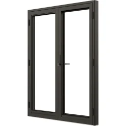 Svanenmärkt NTech Helglasad Aluminium BlackLine Svart