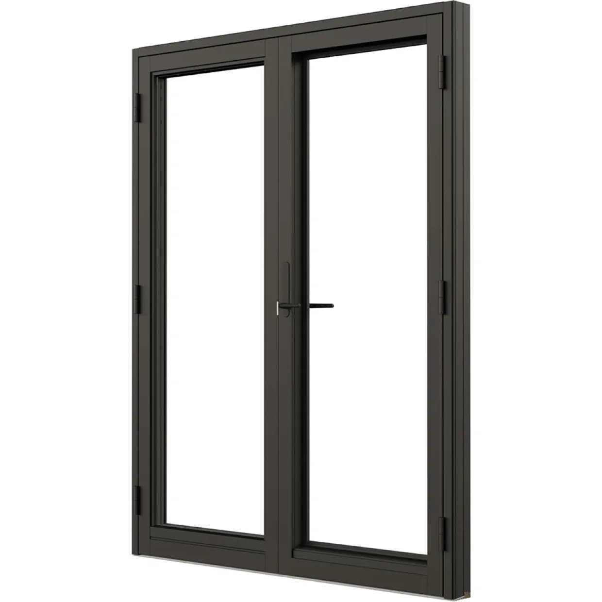 Svanenmärkt NTech Helglasad Aluminium BlackLine Svart