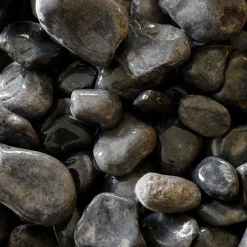 Svart Pebbles 25-40 mm, 1000 kg Säck