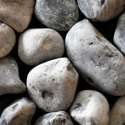 Svart Pebbles 40-60 mm, 1000 kg Säck