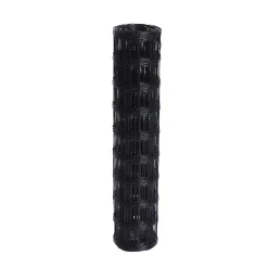 Svart 20x0,9 m Med Maskor 10x10 cm