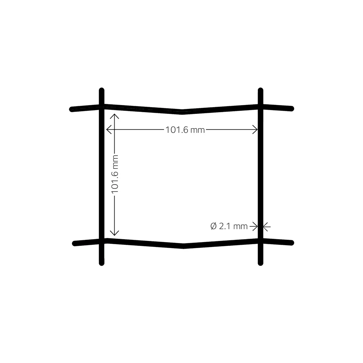 Svart 20x0,9 m Med Maskor 10x10 cm