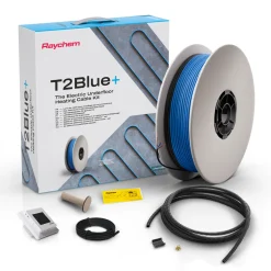 T2Blå+12 med Senz-WiFi Termostat