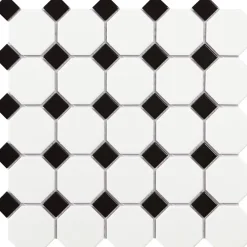 Tech Octagon Vit Matt 30,5x30,5 cm
