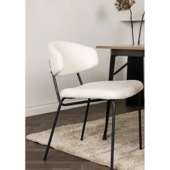 Tempe Matbord 140 cm & 4 Chico Stolar i Boucle