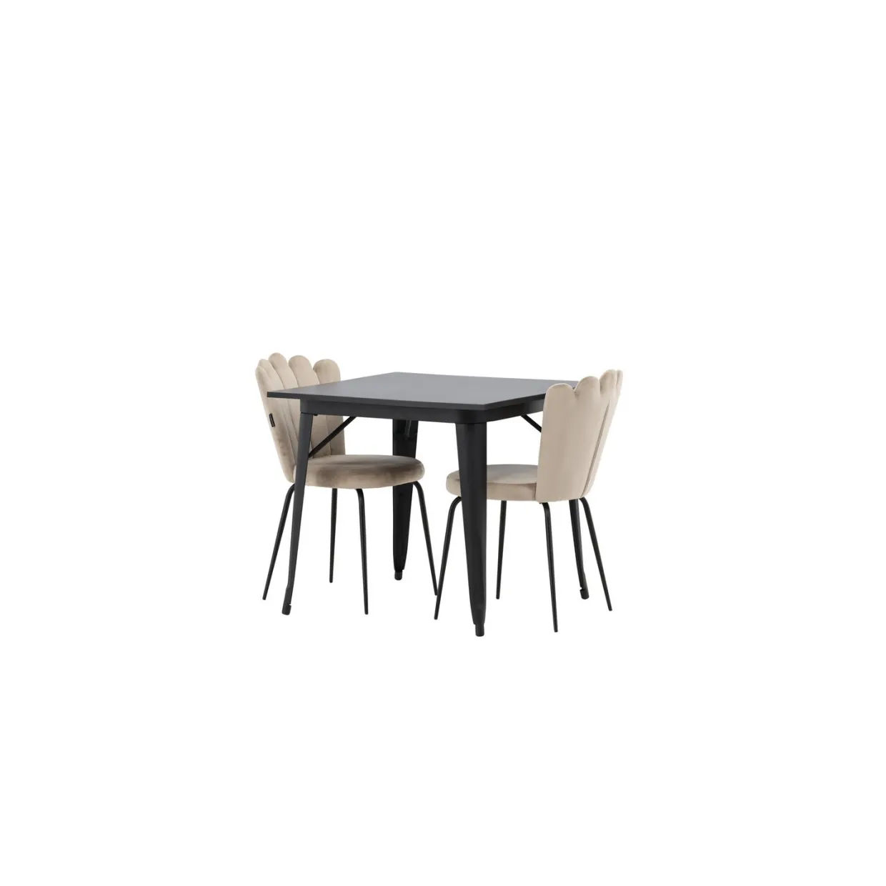 Tempe med 2 Limhamn Light Stolar