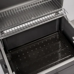 Tennessee Broiler Grilltunna med Fällbara Sidobord & Integrerad Termometer