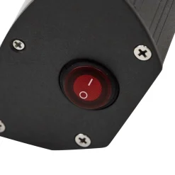 Terrassvärmare 1500W Antracit, Hängande med Fjärrkontroll