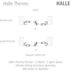 Thermo 3 Fönster Vit