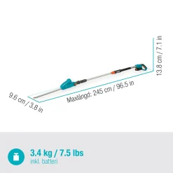 THS 42/18V P4A Komplett (2,5Ah batteri + standardladdare)
