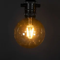 till Partyslinga Startset E27 10st LED-lampor Amber Rökfärgade