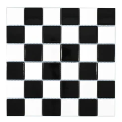 Titan Mix Svart/Vit Blank 5x5 cm
