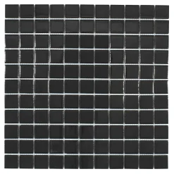 Titan Svart Blank 2,5x2,5 cm