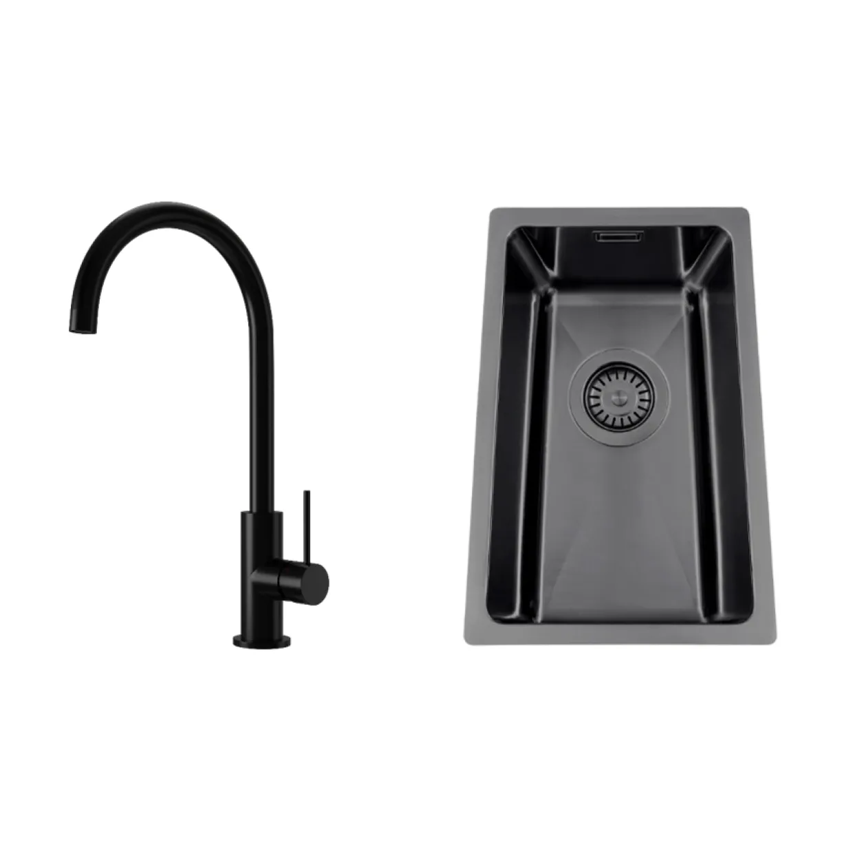 Titan 230 X med Köksblandare Steel Equip Shadow