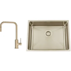 Titan 530 X med Köksblandare Steel Accent Square D