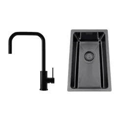 Titan 230 X med Köksblandare Steel Accent Square D