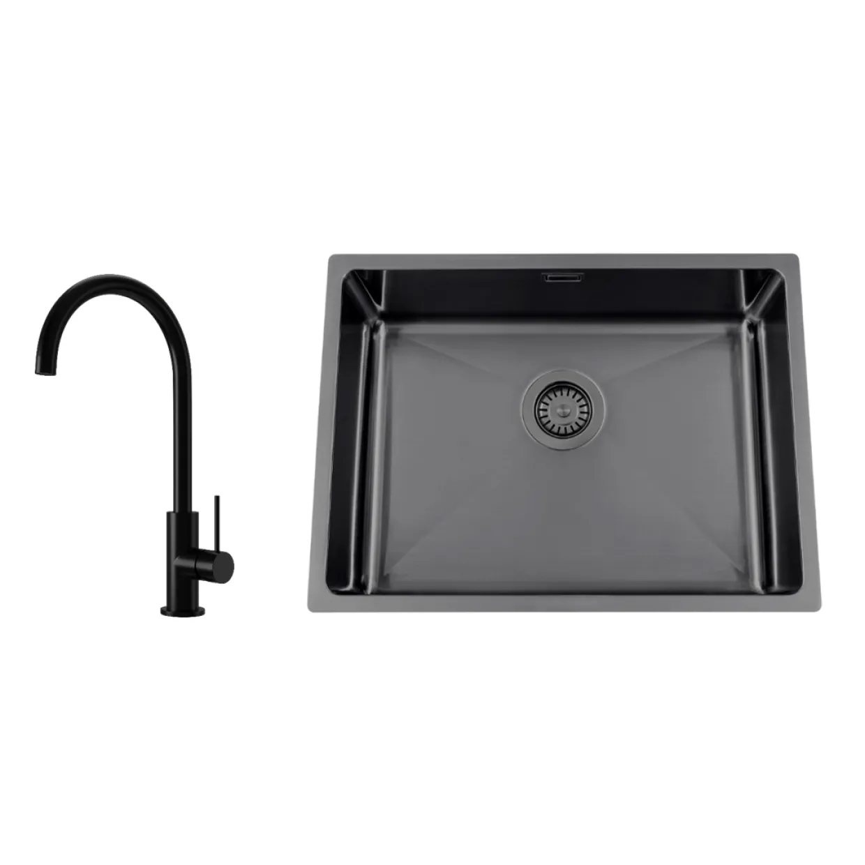 Titan 530 X med Köksblandare Steel Equip Shadow