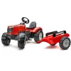 Traktor med vagn Massey Ferguson
