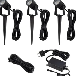 Trädgårdsbelysning 3-Pack Set Inkl Trafo. 5M Kabel Djurö