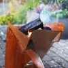Triangel Inkl Fat Corten 64x64x54 cm