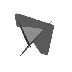 Triangel Inkl Fat Corten 64x64x54 cm