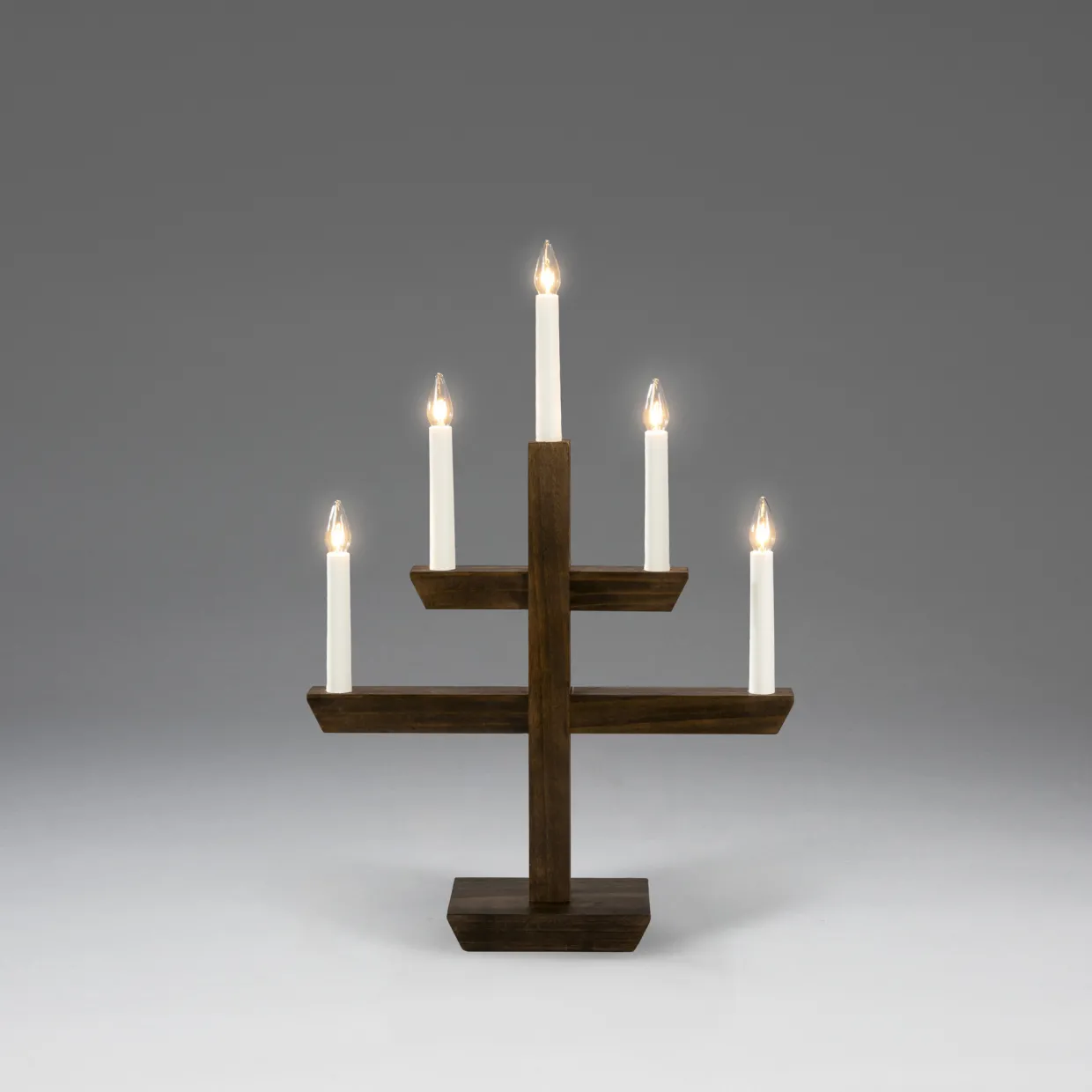 2572 Träljusstake 5 Ljus