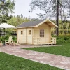 Tulilampi 10,3 m² Fristående Utebastu med Sadeltak & Dubbla Rum