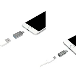 USB-C till USB + USB-C MicroUSB LogiLink AU0040
