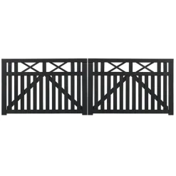 Vinesse Dubbel 300x98 cm Svart