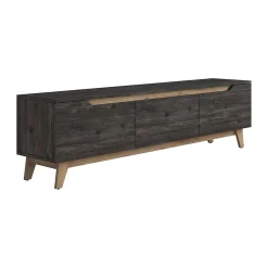 Virkesbo Svart/Brun TV-bänk 180cm