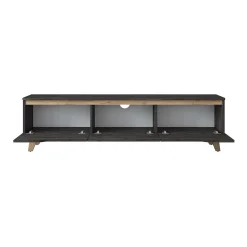 Virkesbo Svart/Brun TV-bänk 180cm