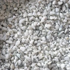 Vit Marmor 5-8 mm, 1000 kg Säck