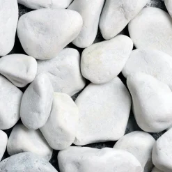 Vit Pebbles 40-60 mm, 1000 kg Säck