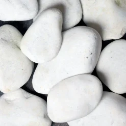 Vit Pebbles 60-100 mm, 1000 kg Säck
