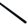 Våtrumsskivor L-profil alu Svart (smal) 2400mm