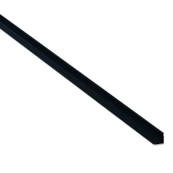 Våtrumsskivor L-profil alu Svart (smal) 2400mm