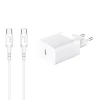 220V 1xUSB-C PD/PPS 30W + Cable USB-C to USB-C