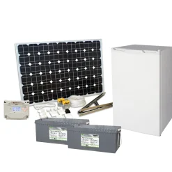 200W med 12V kylskåp 116l