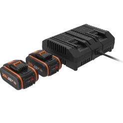 WA3611 20V Paket Med 2 Batterier & 1 Dubbelladdare